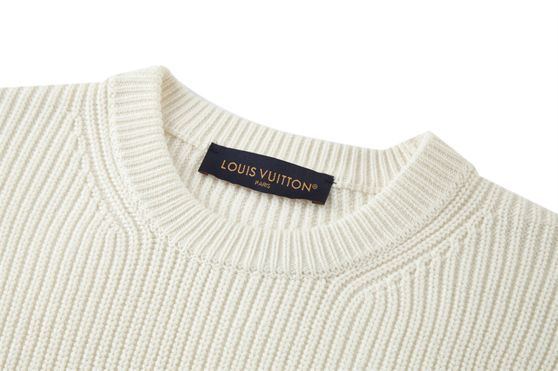 Louis Vuitton 루이비통 엠브로이더드 시그니처 캐시미어 크루넥 레플리카 5번 이미지 - 의류 | 세미샵 레플리카 사이트
