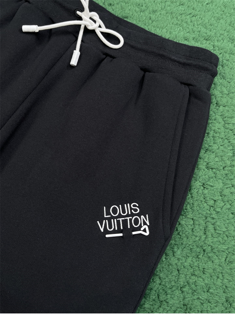 루이비통 루이비통 엠브로이더드 시그니처 코튼 팬츠 레플리카 2번 이미지 - 의류 | 세미샵 레플리카 사이트