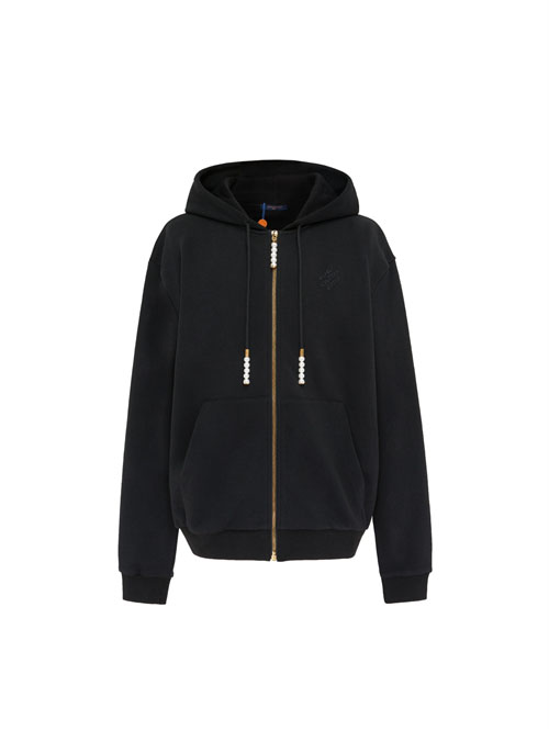 Louis Vuitton 루이비통 엠브로이더드 진주풀러 저지 집업 후드 레플리카 5번 이미지 - 의류 | 세미샵 레플리카 사이트