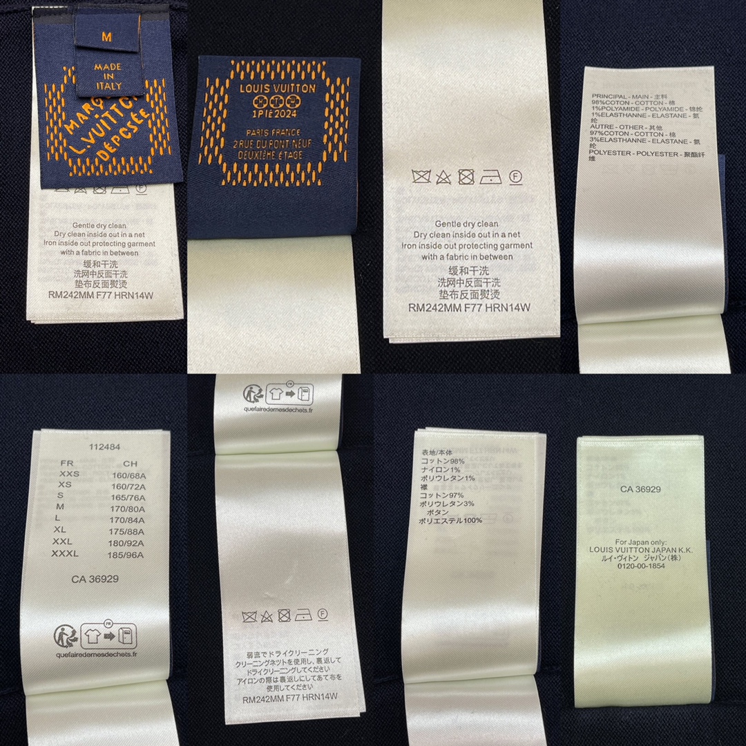 Louis Vuitton 루이비통 엠브로이더드 코튼 블렌드 폴로 반팔 티셔츠 “2COLOR” 레플리카 13번 이미지 - 의류 | 세미샵 레플리카 사이트