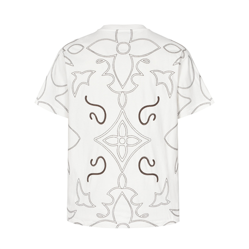 Louis Vuitton 루이비통 엠브로이더드 LV로고 프린팅 반팔 티셔츠 레플리카 8번 이미지 - 의류 | 세미샵 레플리카 사이트