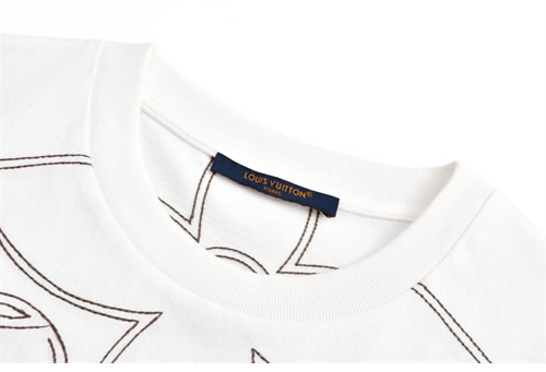 Louis Vuitton 루이비통 엠브로이더드 LV로고 프린팅 반팔 티셔츠 레플리카 10번 이미지 - 의류 | 세미샵 레플리카 사이트