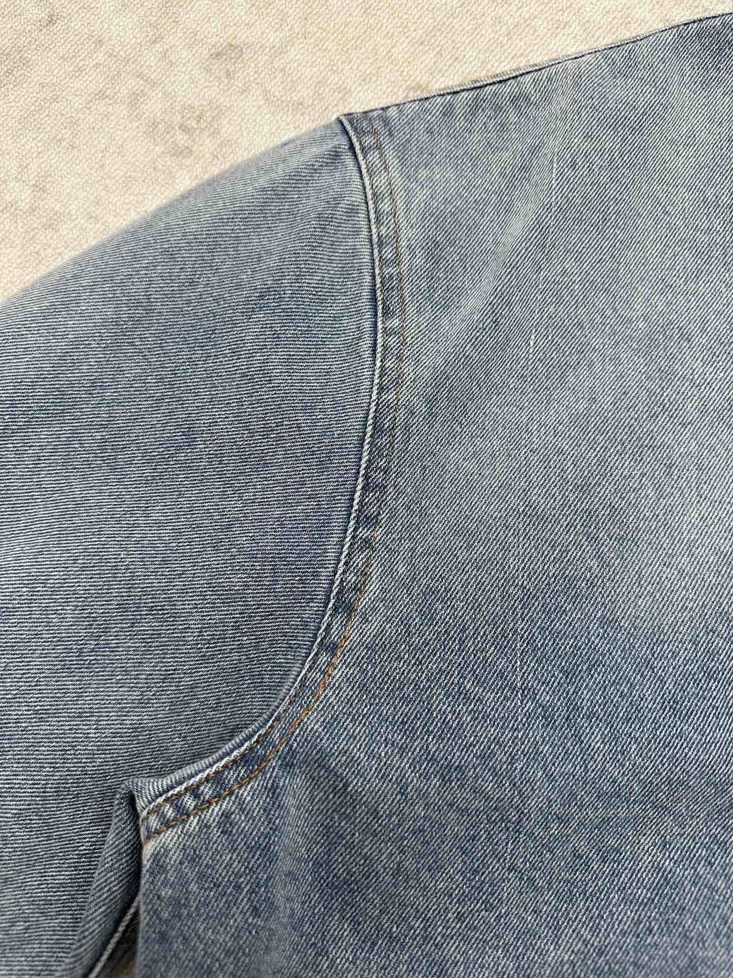 루이비통 루이비통 워시드 데님 지퍼 후디드 자켓 레플리카 7번 이미지 - 의류 | 세미샵 레플리카 사이트