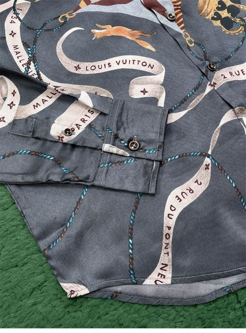 루이비통 루이비통 프린티드 실크 셔츠 레플리카 10번 이미지 - 의류 | 세미샵 레플리카 사이트