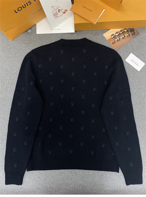 Louis Vuitton 루이비통 24FW 엠브로이더드 시그니처 메리노 크루넥 1AFIXC 레플리카 7번 이미지 - 의류 | 세미샵 레플리카 사이트