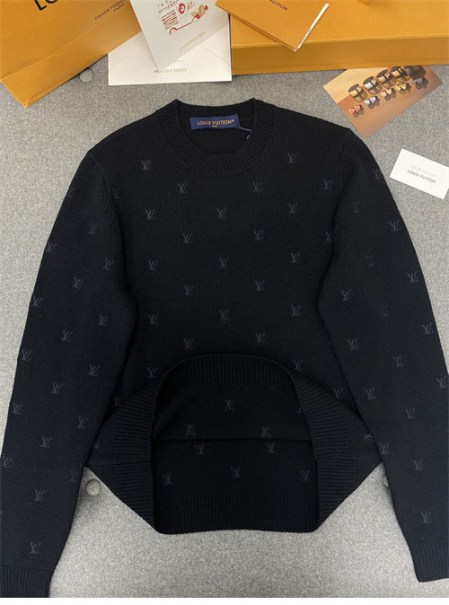 Louis Vuitton 루이비통 24FW 엠브로이더드 시그니처 메리노 크루넥 1AFIXC 레플리카 9번 이미지 - 의류 | 세미샵 레플리카 사이트