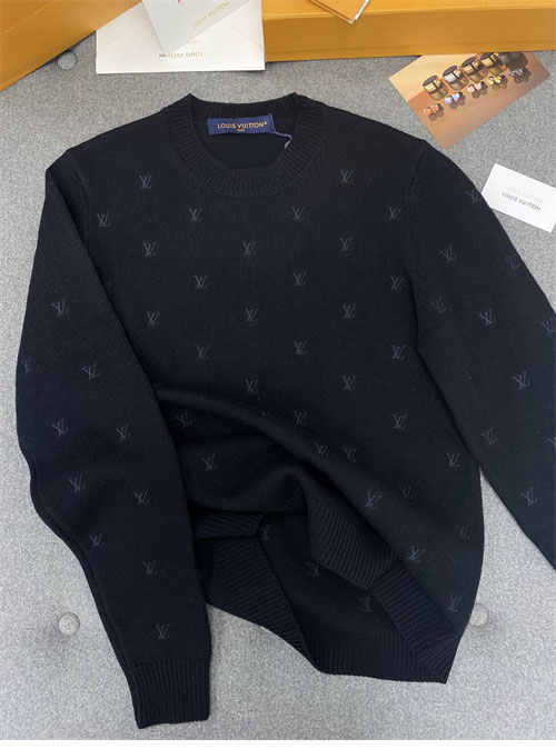 Louis Vuitton 루이비통 24FW 엠브로이더드 시그니처 메리노 크루넥 1AFIXC 레플리카 10번 이미지 - 의류 | 세미샵 레플리카 사이트