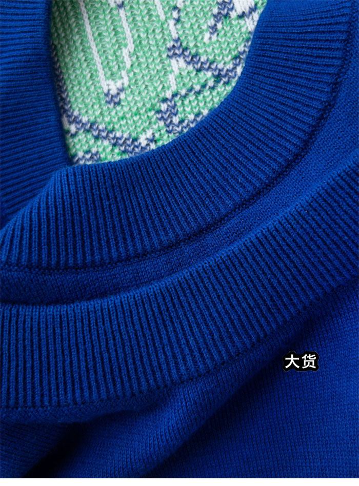 Louis Vuitton 루이비통 24SS 코튼 인타르시아 크루넥 반팔 티셔츠 레플리카 9번 이미지 - 의류 | 세미샵 레플리카 사이트