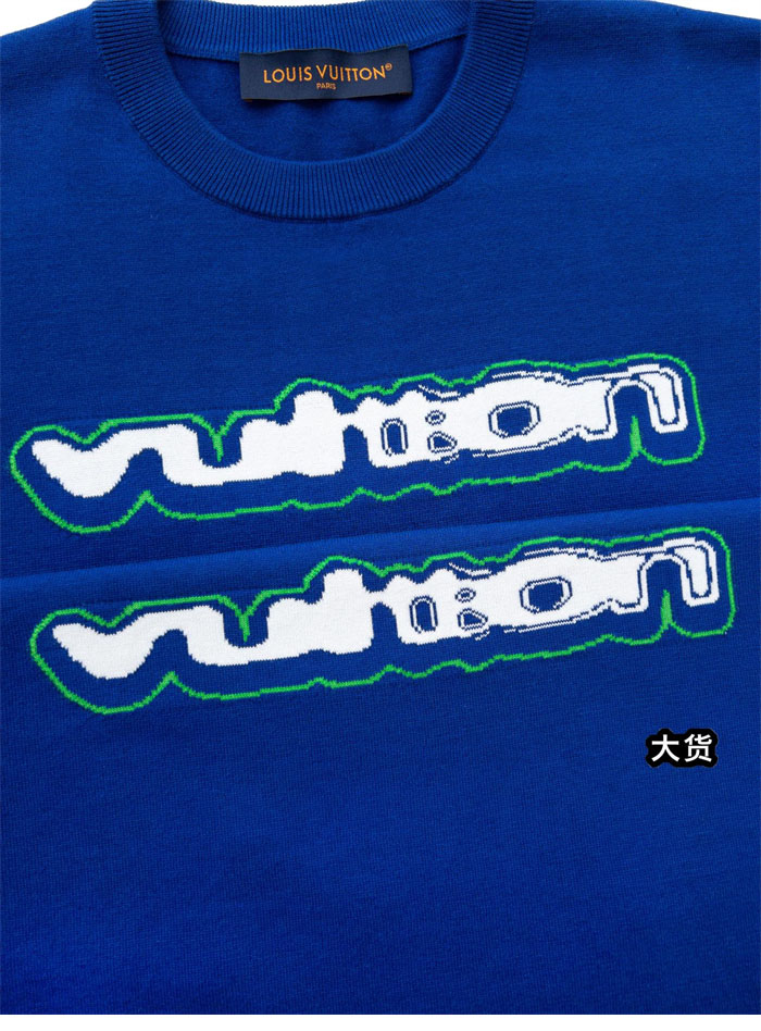 Louis Vuitton 루이비통 24SS 코튼 인타르시아 크루넥 반팔 티셔츠 레플리카 10번 이미지 - 의류 | 세미샵 레플리카 사이트