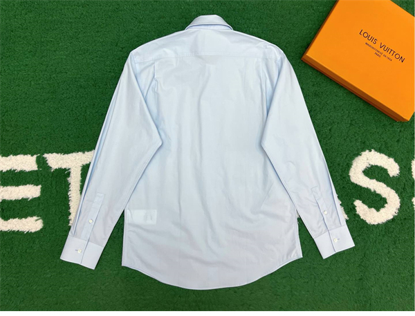 Louis Vuitton 루이비통 LV도그 엠브로이더드 롱 슬리브드 코튼 셔츠 레플리카 6번 이미지 - 의류 | 세미샵 레플리카 사이트