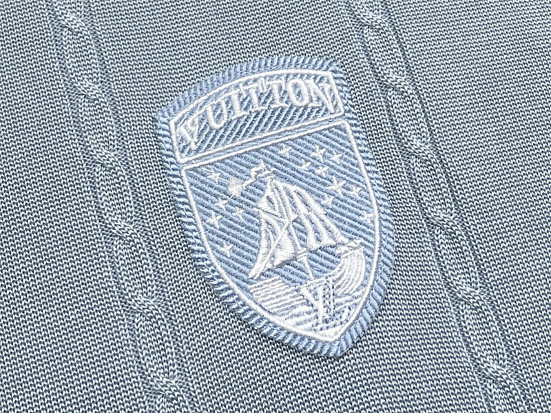 루이비통 루이비통 LV 리그 패치 인따르시아 실크 코튼 반팔 크루넥 티셔츠 레플리카 7번 이미지 - 의류 | 세미샵 레플리카 사이트