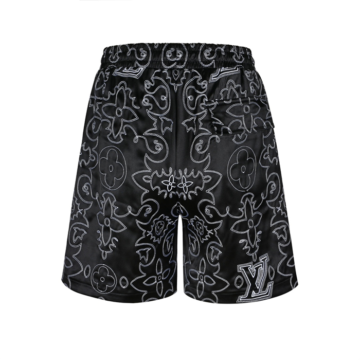 Louis Vuitton 루이비통 LV 아라베스크 모노그램 프린트 슬리브드 실크 반바지 레플리카 5번 이미지 - 의류 | 세미샵 레플리카 사이트