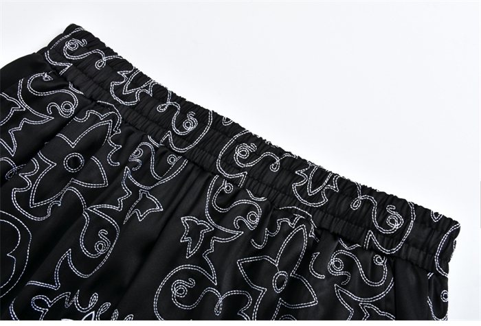 Louis Vuitton 루이비통 LV 아라베스크 모노그램 프린트 슬리브드 실크 반바지 레플리카 6번 이미지 - 의류 | 세미샵 레플리카 사이트