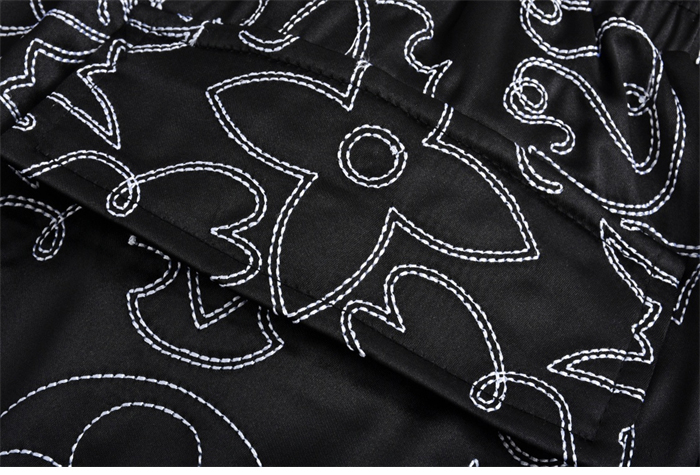 Louis Vuitton 루이비통 LV 아라베스크 모노그램 프린트 슬리브드 실크 반바지 레플리카 10번 이미지 - 의류 | 세미샵 레플리카 사이트