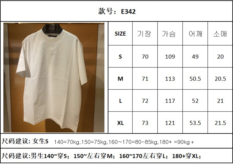Louis Vuitton 루이비통 LV 엠보스드 반팔 티셔츠 레플리카 2번 이미지 - 의류 | 세미샵 레플리카 사이트