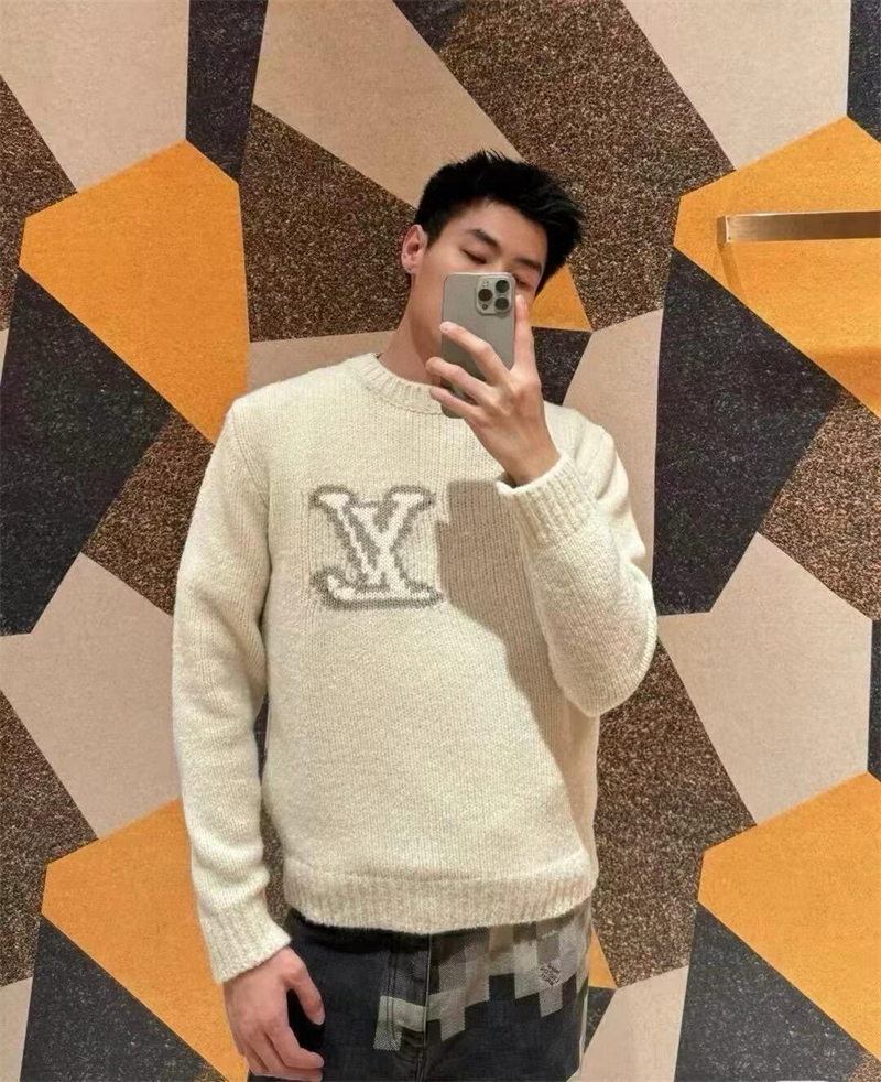 Louis Vuitton 루이비통 LV 인따르시아 크루넥 니트 스웨터 레플리카 2번 이미지 - 의류 | 세미샵 레플리카 사이트
