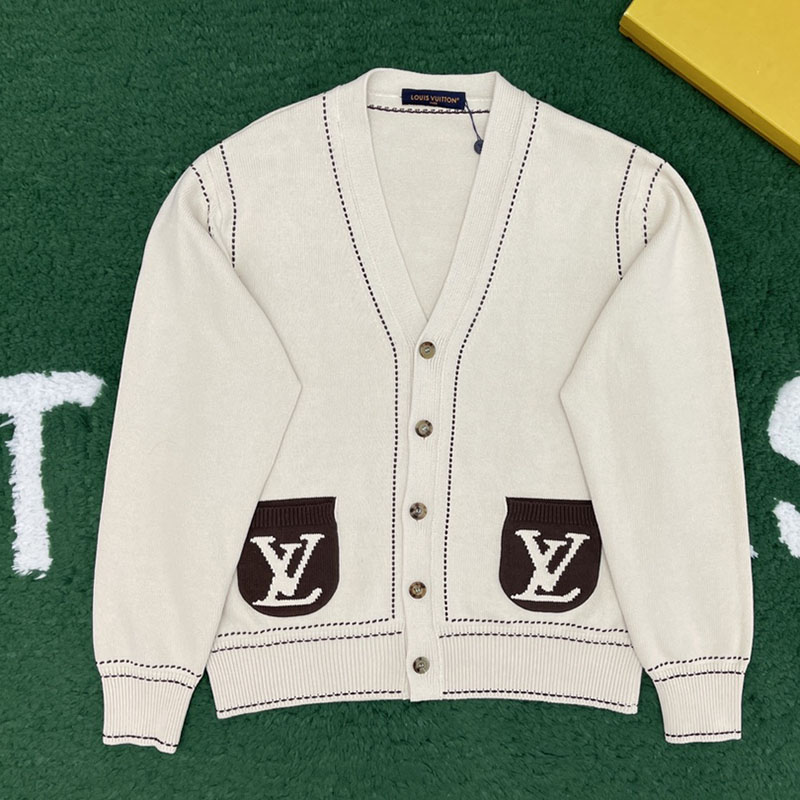 Louis Vuitton 루이비통 LV 인따르시아 포켓 시그니처 라이트 가디건 레플리카 1번 이미지 - 의류 | 세미샵 레플리카 사이트