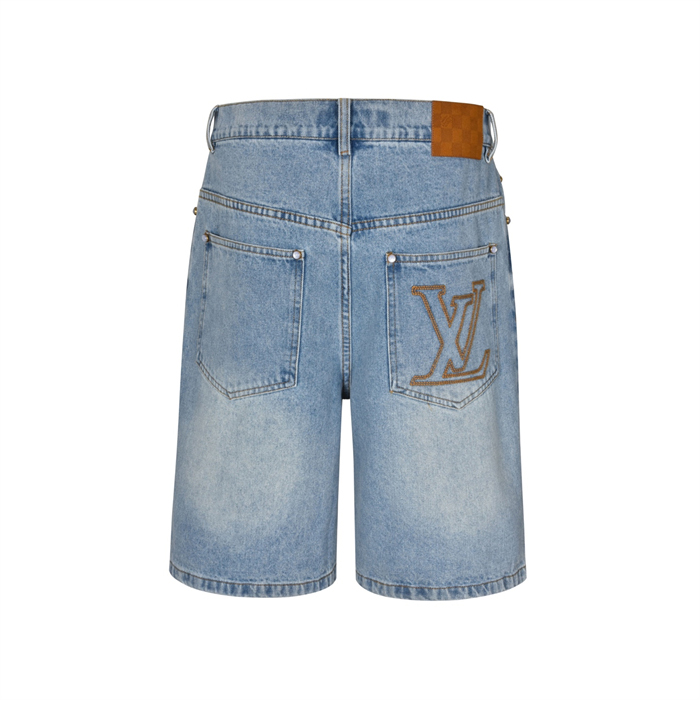Louis Vuitton 루이비통 LV 패치 데님 반바지 레플리카 6번 이미지 - 의류 | 세미샵 레플리카 사이트