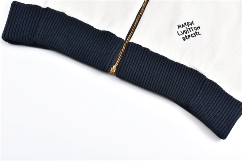 Louis Vuitton 루이비통 MLVD 니티드 코튼 세일러 블루종 화이트 레플리카 11번 이미지 - 의류 | 세미샵 레플리카 사이트