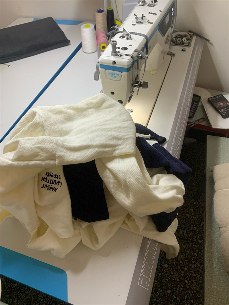 Louis Vuitton 루이비통 MLVD 니티드 코튼 세일러 블루종 화이트 레플리카 17번 이미지 - 의류 | 세미샵 레플리카 사이트