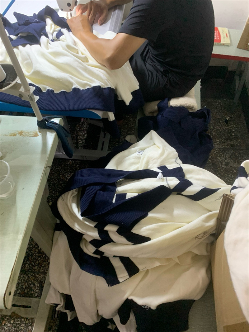 Louis Vuitton 루이비통 MLVD 니티드 코튼 세일러 블루종 화이트 레플리카 18번 이미지 - 의류 | 세미샵 레플리카 사이트