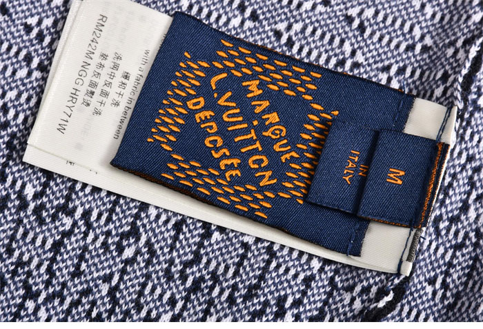 Louis Vuitton 루이비통 MLVD 다미에 자카드 숏 슬리브드 코튼 셔츠 레플리카 12번 이미지 - 의류 | 세미샵 레플리카 사이트