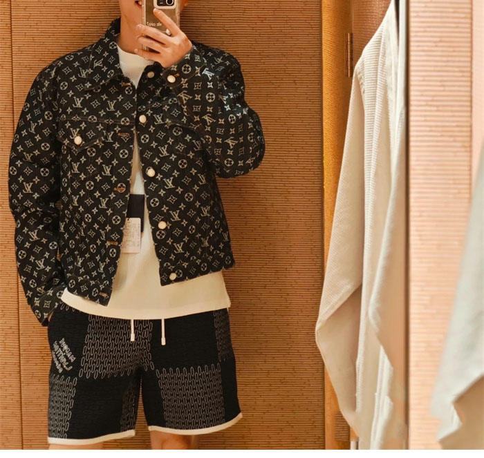 Louis Vuitton 루이비통 MLVD 다미에 퀼티드 코튼 숏 팬츠 레플리카 2번 이미지 - 의류 | 세미샵 레플리카 사이트