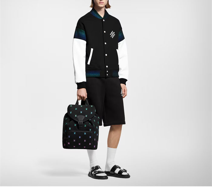 Louis Vuitton 루이비통 MLVD 시그니처 코튼 저지 컬리지 쇼츠 레플리카 2번 이미지 - 의류 | 세미샵 레플리카 사이트