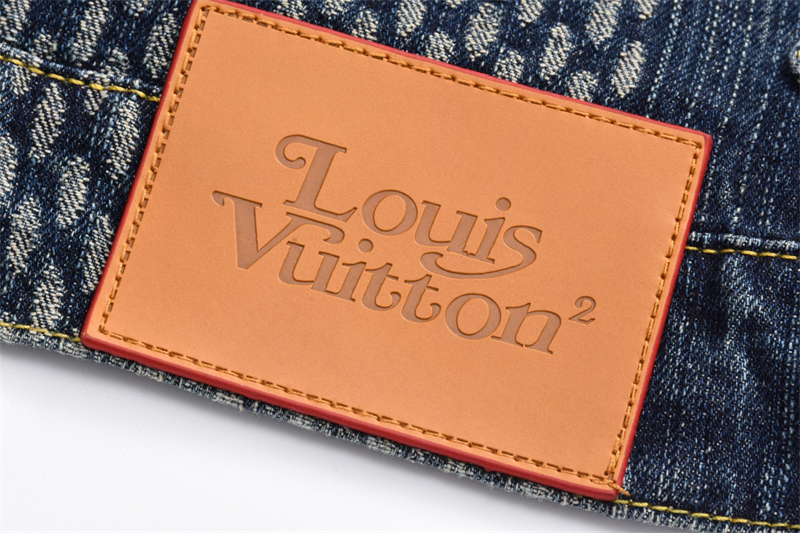 Louis Vuitton 루이비통 x 니고 자이언트 다미에 웨이브 모노그램 데님 자켓 블루 레플리카 10번 이미지 - 의류 | 세미샵 레플리카 사이트