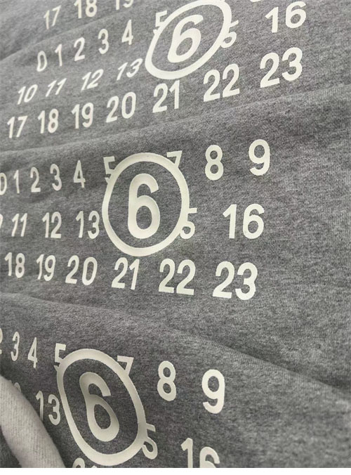 Maison Margiela 메종마르지엘라 MM6 넘버드 로고 프린트 반집업 후디 레플리카 31번 이미지 - 의류 | 세미샵 레플리카 사이트