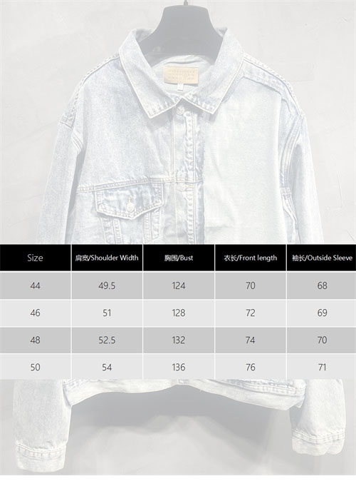 Maison Margiela 메종마르지엘라 MM6 백 스티치 빈티지 워싱 데님 자켓 레플리카 2번 이미지 - 의류 | 세미샵 레플리카 사이트