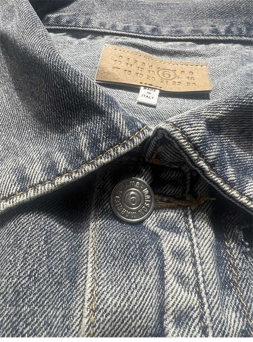 Maison Margiela 메종마르지엘라 MM6 백 스티치 빈티지 워싱 데님 자켓 레플리카 7번 이미지 - 의류 | 세미샵 레플리카 사이트