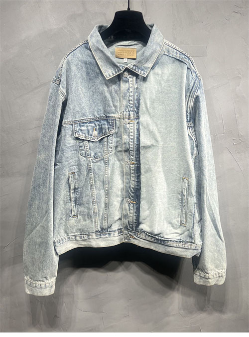 Maison Margiela 메종마르지엘라 MM6 백 스티치 빈티지 워싱 데님 자켓 레플리카 10번 이미지 - 의류 | 세미샵 레플리카 사이트