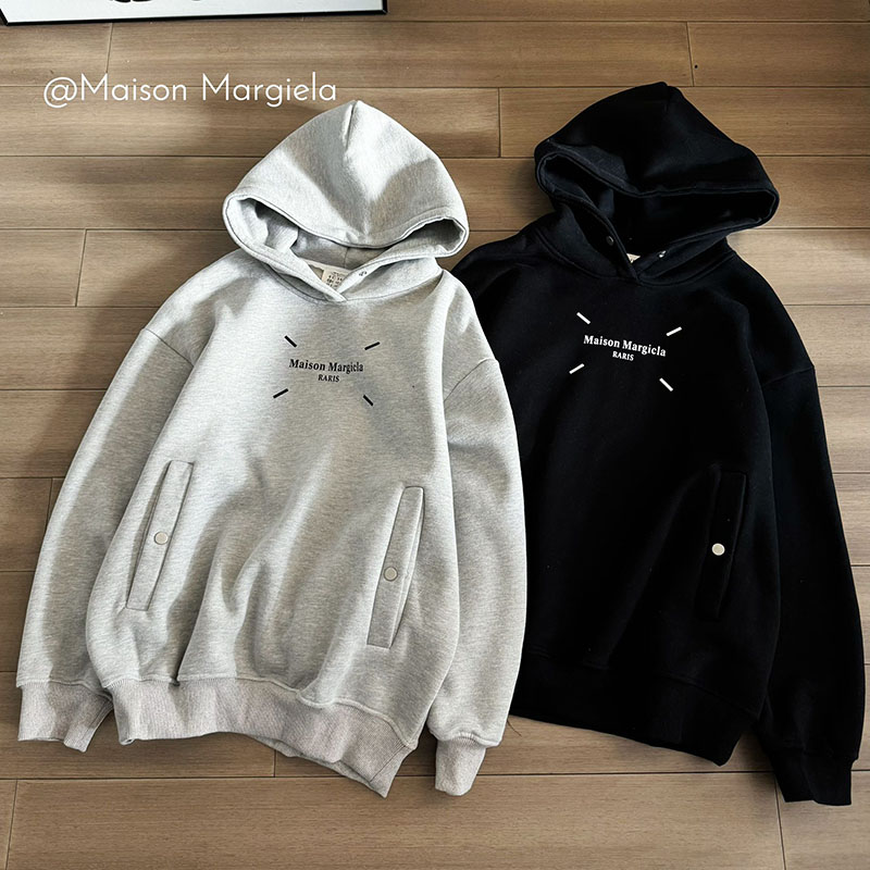 Maison Margiela 메종마르지엘라 MM6 스티치 로고 후디 레플리카 1번 이미지 - 의류 | 세미샵 레플리카 사이트