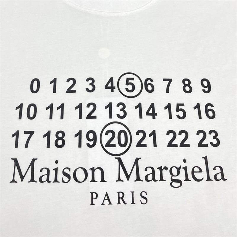 Maison Margiela 메종마르지엘라 MM6 시그니처 520 넘버 반팔 티셔츠 레플리카 19번 이미지 - 의류 | 세미샵 레플리카 사이트