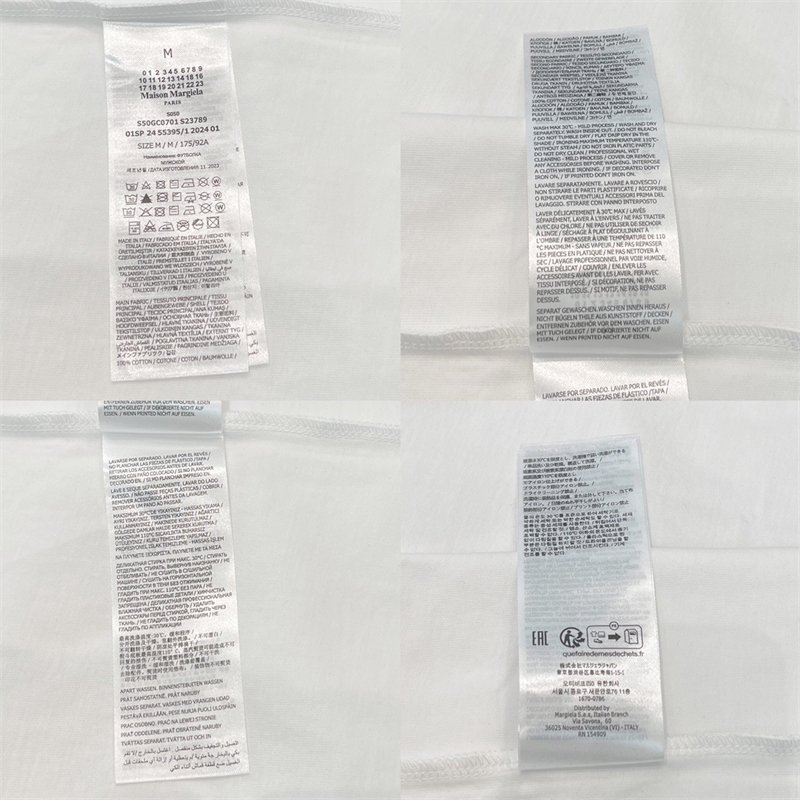 Maison Margiela 메종마르지엘라 MM6 시그니처 520 넘버 반팔 티셔츠 레플리카 22번 이미지 - 의류 | 세미샵 레플리카 사이트