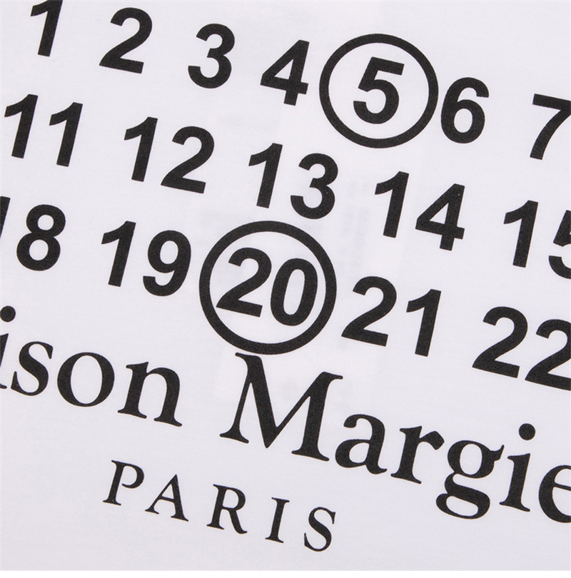 Maison Margiela 메종마르지엘라 MM6 시그니처 520 넘버 반팔 티셔츠 레플리카 24번 이미지 - 의류 | 세미샵 레플리카 사이트