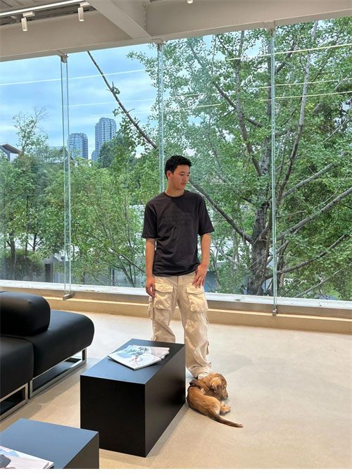 Maison Margiela 메종마르지엘라 MM6 Logo 자수 반팔 티셔츠 레플리카 20번 이미지 - 의류 | 세미샵 레플리카 사이트