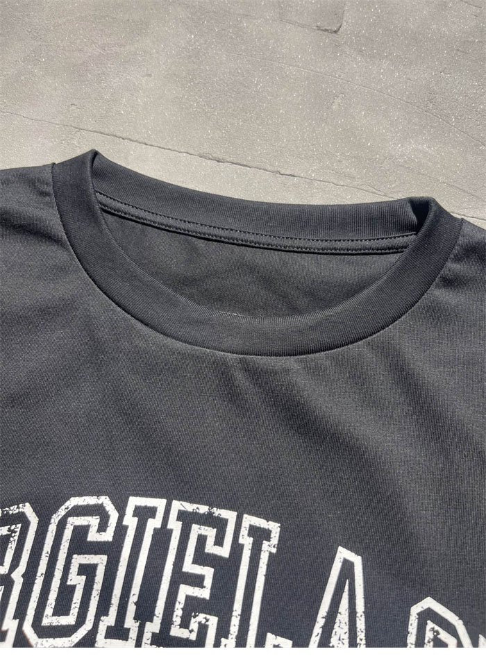 Maison Margiela 메종 마르지엘라 MM6 로고 반팔 티셔츠 레플리카 6번 이미지 - 의류 | 세미샵 레플리카 사이트