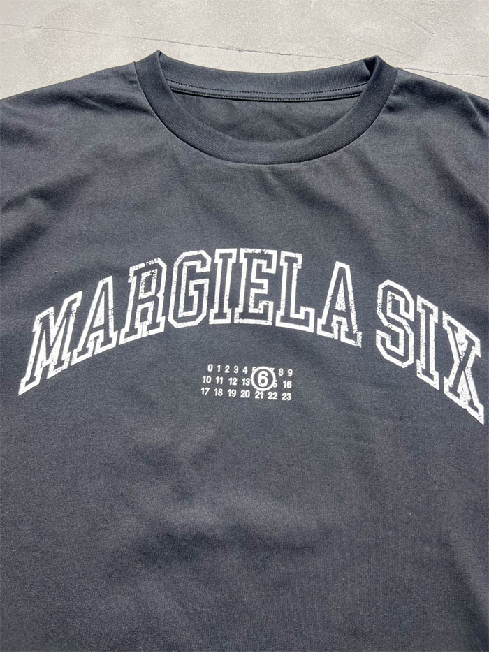Maison Margiela 메종 마르지엘라 MM6 로고 반팔 티셔츠 레플리카 7번 이미지 - 의류 | 세미샵 레플리카 사이트
