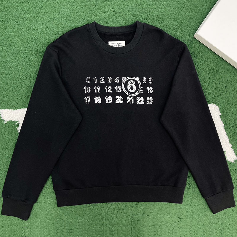 Maison Margiela 메종 마르지엘라 MM6 로고 크루넥 스웨트셔츠 맨투맨 레플리카 1번 이미지 - 의류 | 세미샵 레플리카 사이트