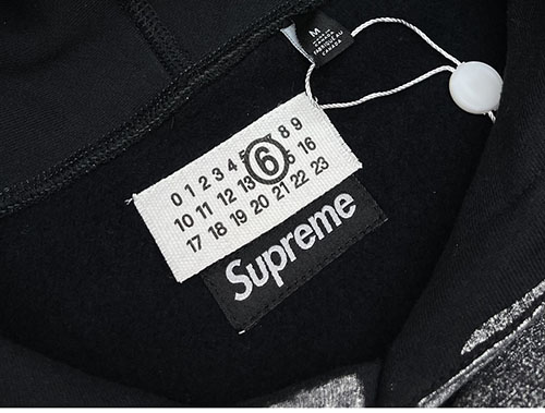 Maison Margiela 메종 마르지엘라 x 슈프림 포일 박스로고 후드 레플리카 4번 이미지 - 의류 | 세미샵 레플리카 사이트