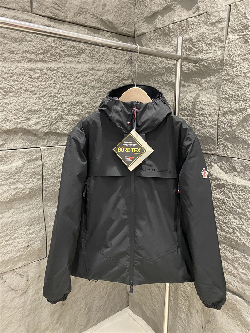 Moncler 몽클레어 그레노블 쉽톤 윈드브레이커 후드 블랙 레플리카 6번 이미지 - 의류 | 세미샵 레플리카 사이트