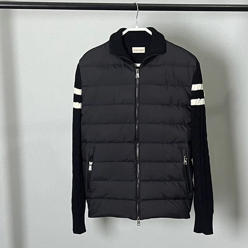 Moncler 몽클레어 디몬트 니트 패널 패딩 자켓 레플리카 1번 이미지 - 의류 | 세미샵 레플리카 사이트