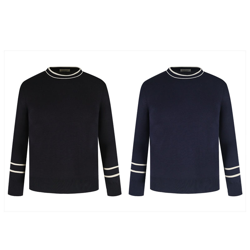 Moncler 몽클레어 로고 와펜 캐주얼 니트 스웨터 레플리카 1번 이미지 - 의류 | 세미샵 레플리카 사이트