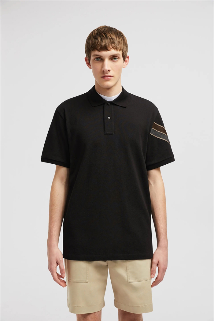 Moncler 몽클레어 삼선 트리밍 코튼 피케 반팔 티셔츠 레플리카 3번 이미지 - 의류 | 세미샵 레플리카 사이트