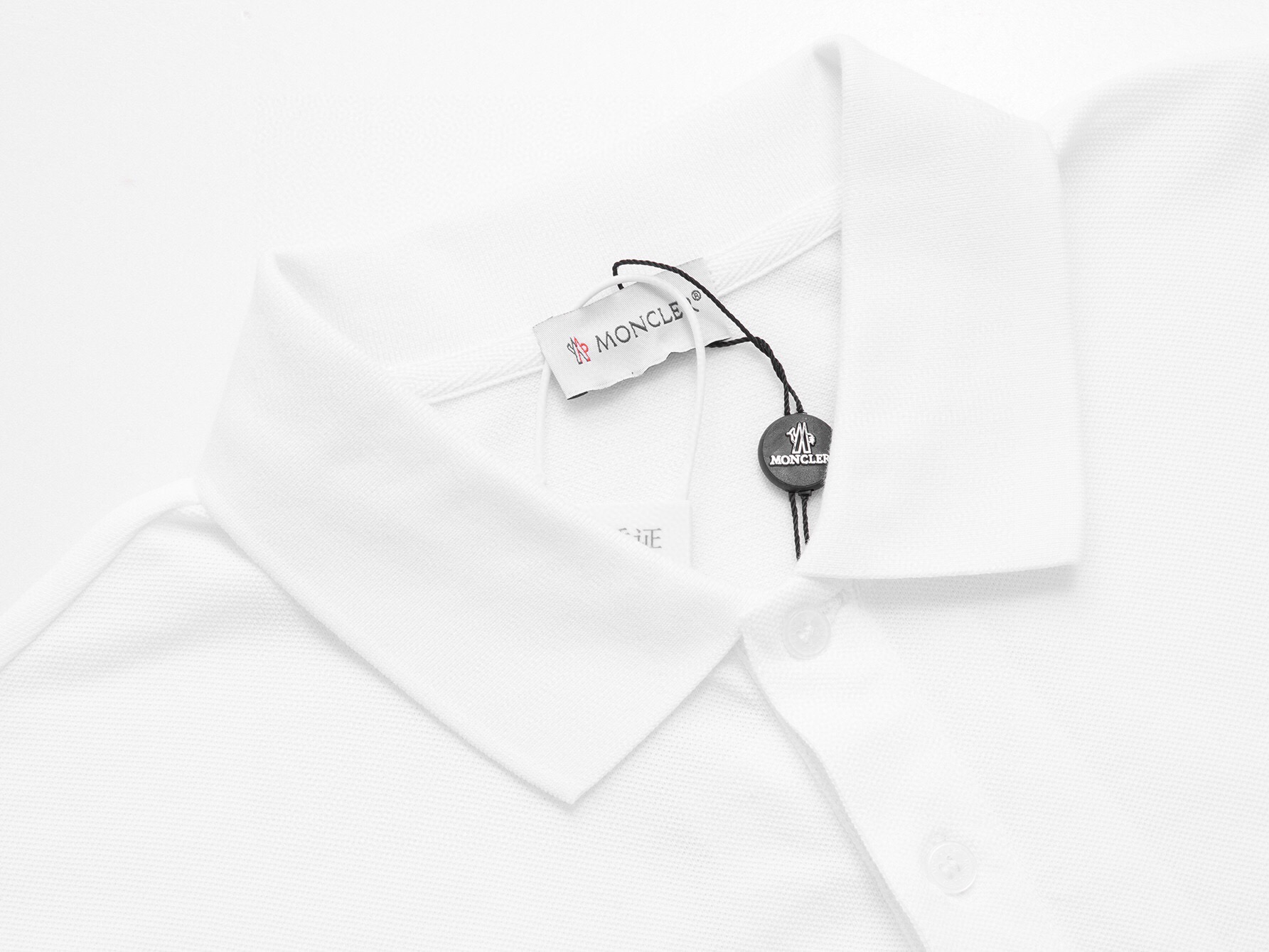 몽클레어 몽클레어 스크립트 로고 피케 셔츠 레플리카 3번 이미지 - 의류 | 세미샵 레플리카 사이트