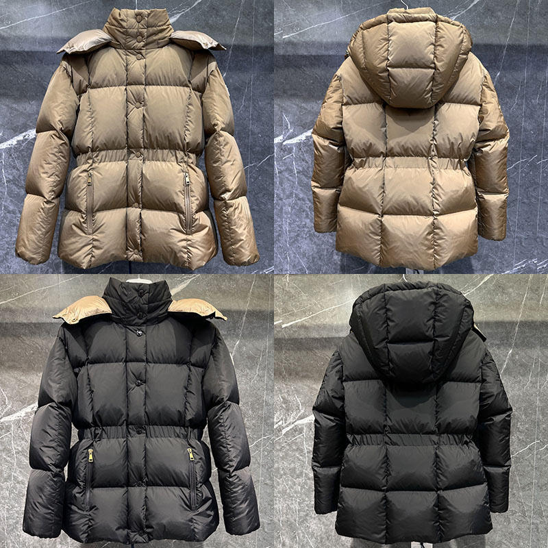 Moncler 몽클레어 Agneux 아그녹스 스퀘어 퀼팅 후드 숏 다운 패딩 자켓 레플리카 1번 이미지 - 의류 | 세미샵 레플리카 사이트