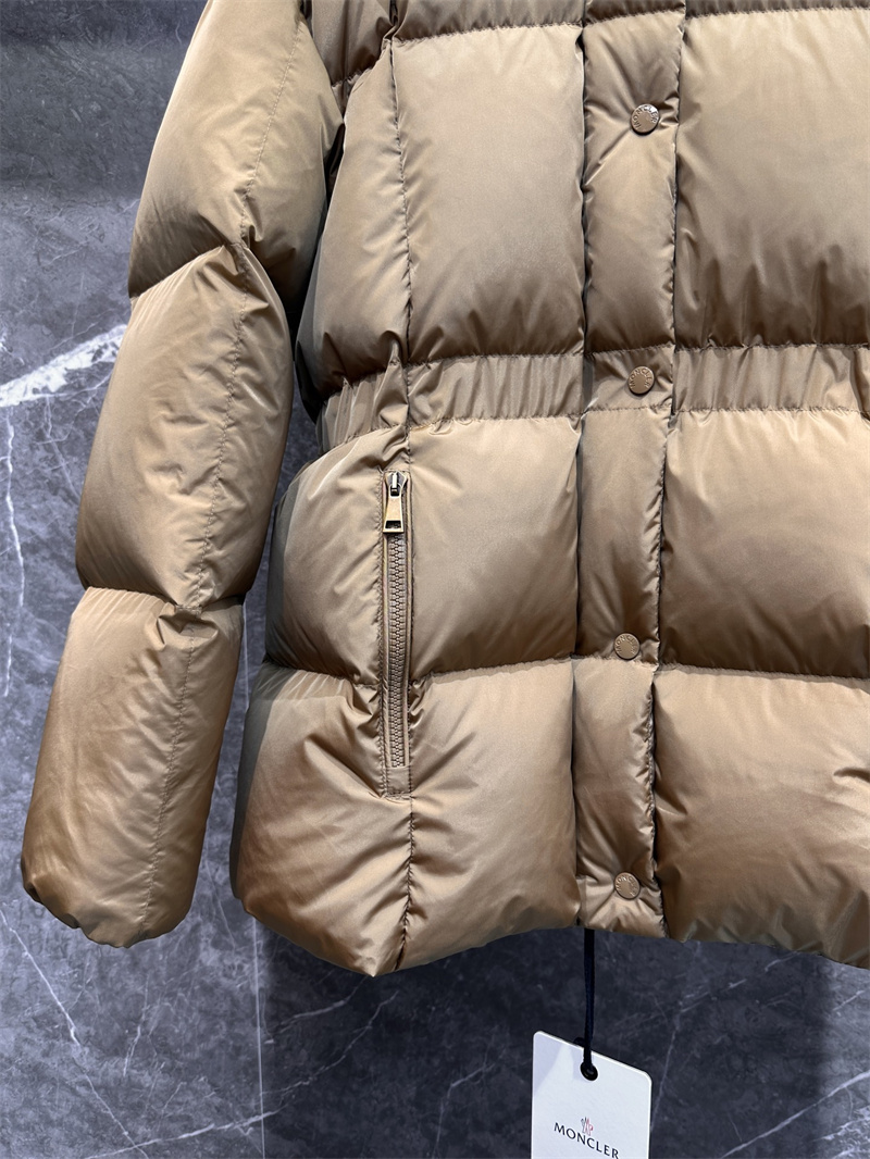 Moncler 몽클레어 Agneux 아그녹스 스퀘어 퀼팅 후드 숏 다운 패딩 자켓 레플리카 7번 이미지 - 의류 | 세미샵 레플리카 사이트