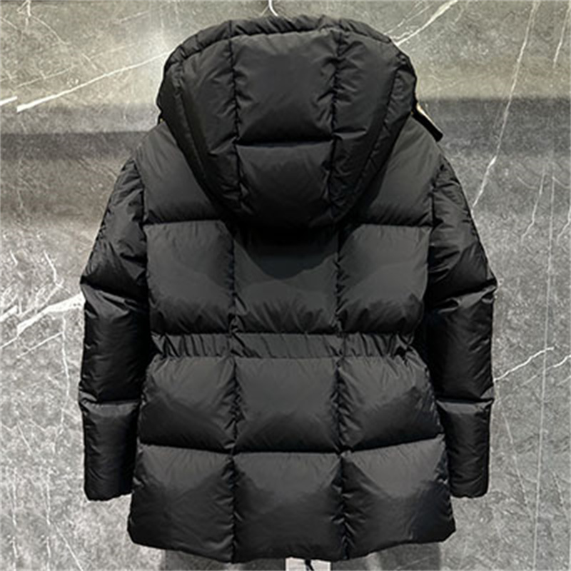 Moncler 몽클레어 Agneux 아그녹스 스퀘어 퀼팅 후드 숏 다운 패딩 자켓 레플리카 18번 이미지 - 의류 | 세미샵 레플리카 사이트